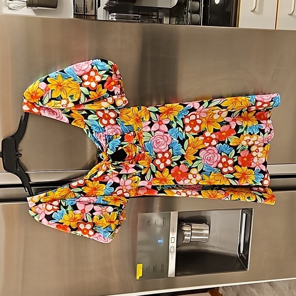 💕FOR LOVE & LEMONS💕 Mallory Mini Dress Multi-Color Vintage Floral Print XS NWT - Picture 11 of 16